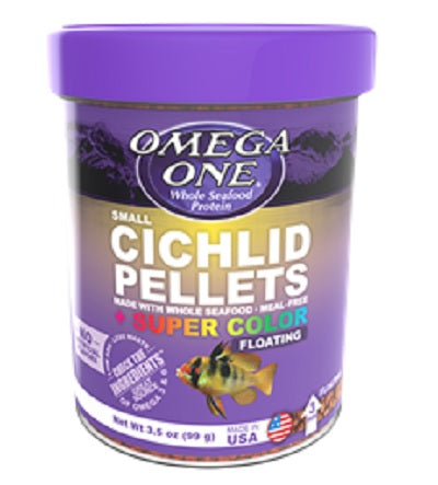 Omega One Small Floating Cichlid Pellets - 6.5oz