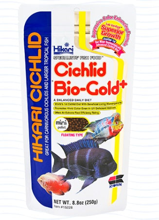 Hikari Cichlid Bio-Gold+ Medium - 8.8oz