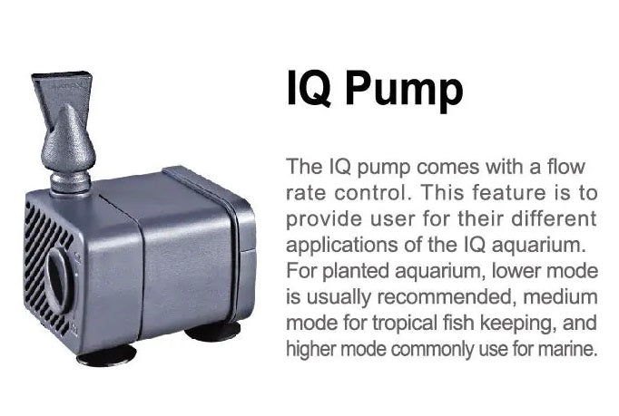 Dymax IQ7 5.2-Gallon Mini Acrylic Freshwater Aquarium - Mono Black