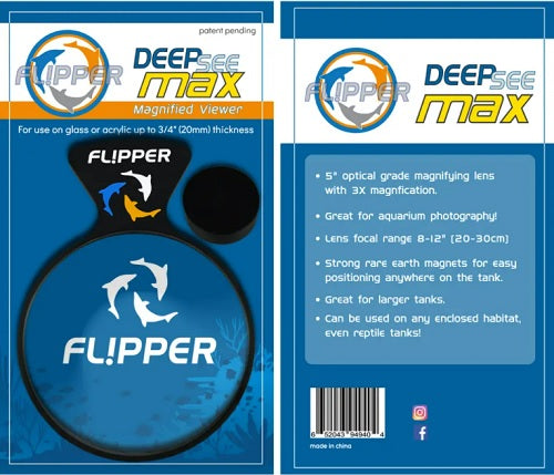 Flipper DeepSee Magnified Magnetic Aquarium Viewer 5" Max