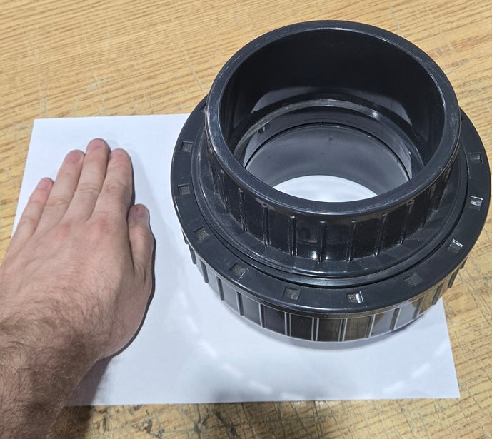 Schedule 80 Metric slip Union Coupling 110mm
