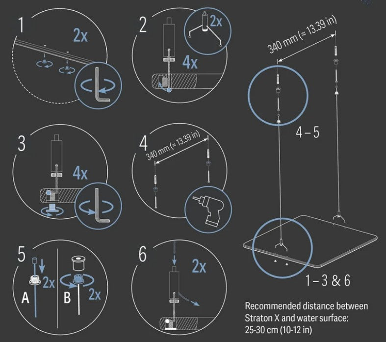 ATI Straton X Hanging Kit (Hangers)