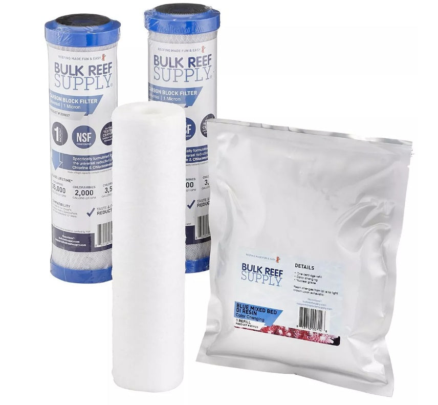 Bulk Reef Supply | One Cartridge Refill (1.25 lbs.) Pro Series Mixed Bed Deionization Resin Purple Cation (Color Changing) - Part 3