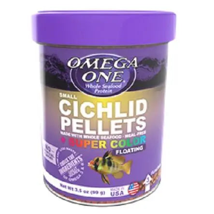 Omega One Small Floating Cichlid Pellets - 6.5oz