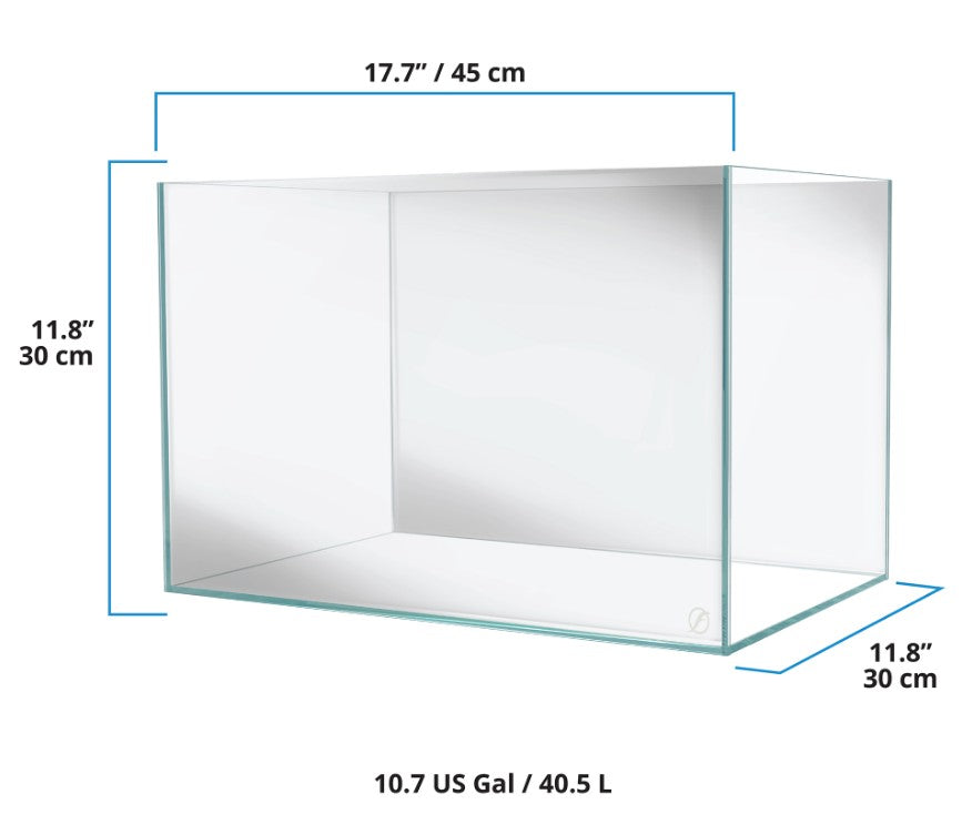 Fluval Visi-White 45P Aquarium Tank - 10.7 US Gal / 40.5 L