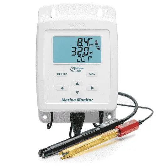 Hanna Marine Monitor for pH, Marine Salinity, Temperature - HI981520