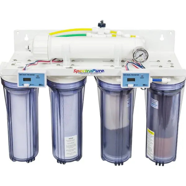 Spectrapure MEGA MaxCap 90GPD-MF 5 stage RODI w/ dual tds, ASO and mem ...