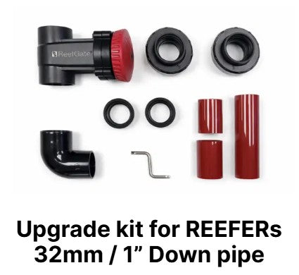 Red Sea Kit de mise à niveau de la vanne ReefGate 32 mm / tuyau de descente 1” (R45364) 