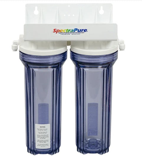 Spectrapure Support de montage pour raccords de boîtiers doubles 10 pouces 