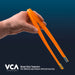 VCA Never Rust 11 inch Tweezers with Soft-Grip Tips - Sunset Orange