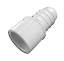 Insert Barb Fitting - 1" Slip x 1" Insert (may be white or grey)