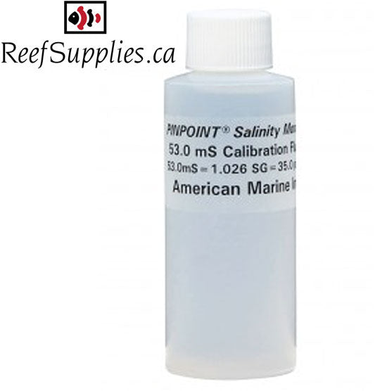 American Marine Pinpoint Salinity Calibration Fluid, 53.0mS/1.026SG