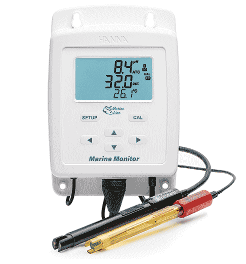 Hanna Marine Monitor for pH, Marine Salinity, Temperature - HI981520