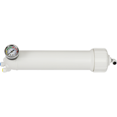 SpectraPure Membrane Housing w/ 1/4 inch Quick Connect Fittings & Pressure Gauge - Standard