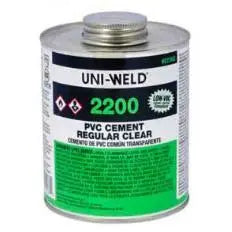 PVC Glue Solvent Cement - Clear (1/4 pint) - FREE UPGRADE TO 945ML