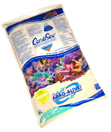 CaribSea Arag Alive Special Grade Reef Sand 20 lbs - Live Sand (00790)