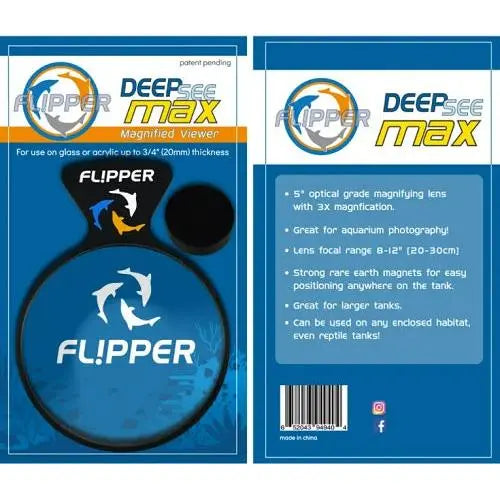 Flipper DeepSee Magnified Magnetic Aquarium Viewer 5" Max
