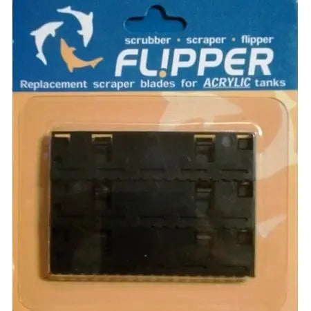 Flipper MAX Extra Large ABS Replacement Blades for Acrylic Tanks (5 per pkg)
