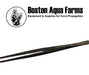 Boston Surgical Stainless Steel Tweezers Coated Black (12")
