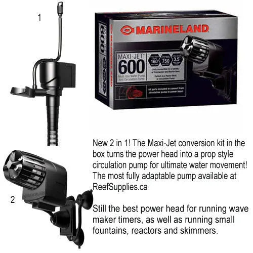 Maxi-Jet 600 Pro 3-in-1 Powerhead (160/750 GPH)
