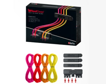 Red Sea ReefDose Deluxe 4 color tube kit (RED / YELLOW)